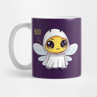 Kawaii Halloween Ghost Boo Bee Mug